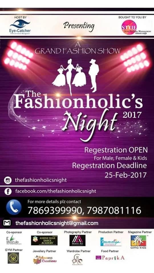 Fashionholic’s Night Event Banner