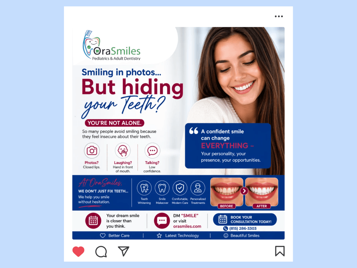 Smile Makeover Social Media Campaign