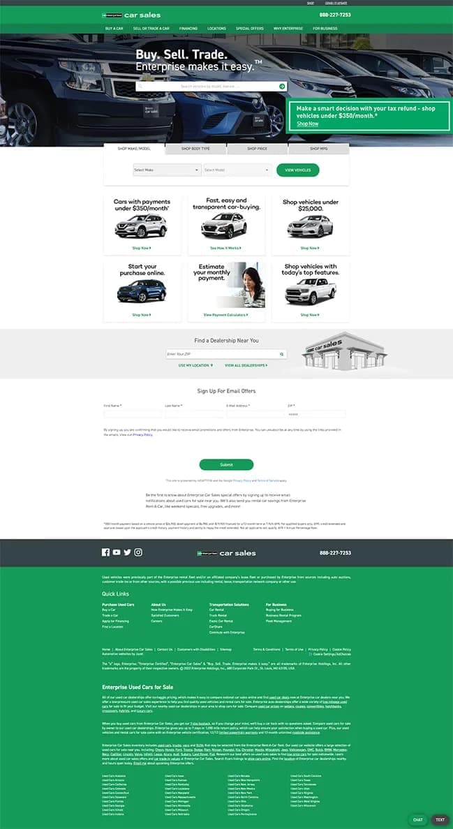 Enterprise Car Sales