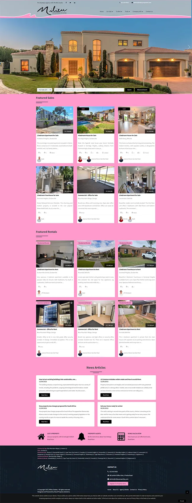 Milieu Properties
