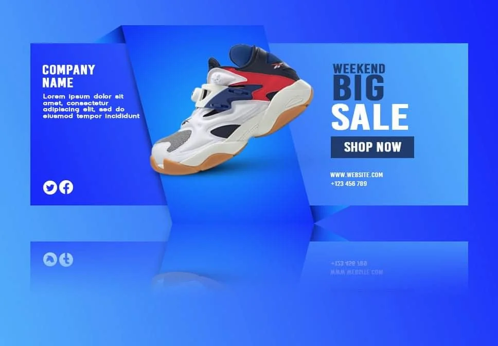 Shoes Big Sale Advertisement Banner