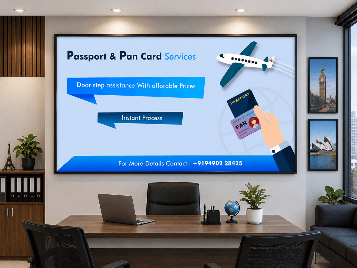 Passport & PAN Card Service