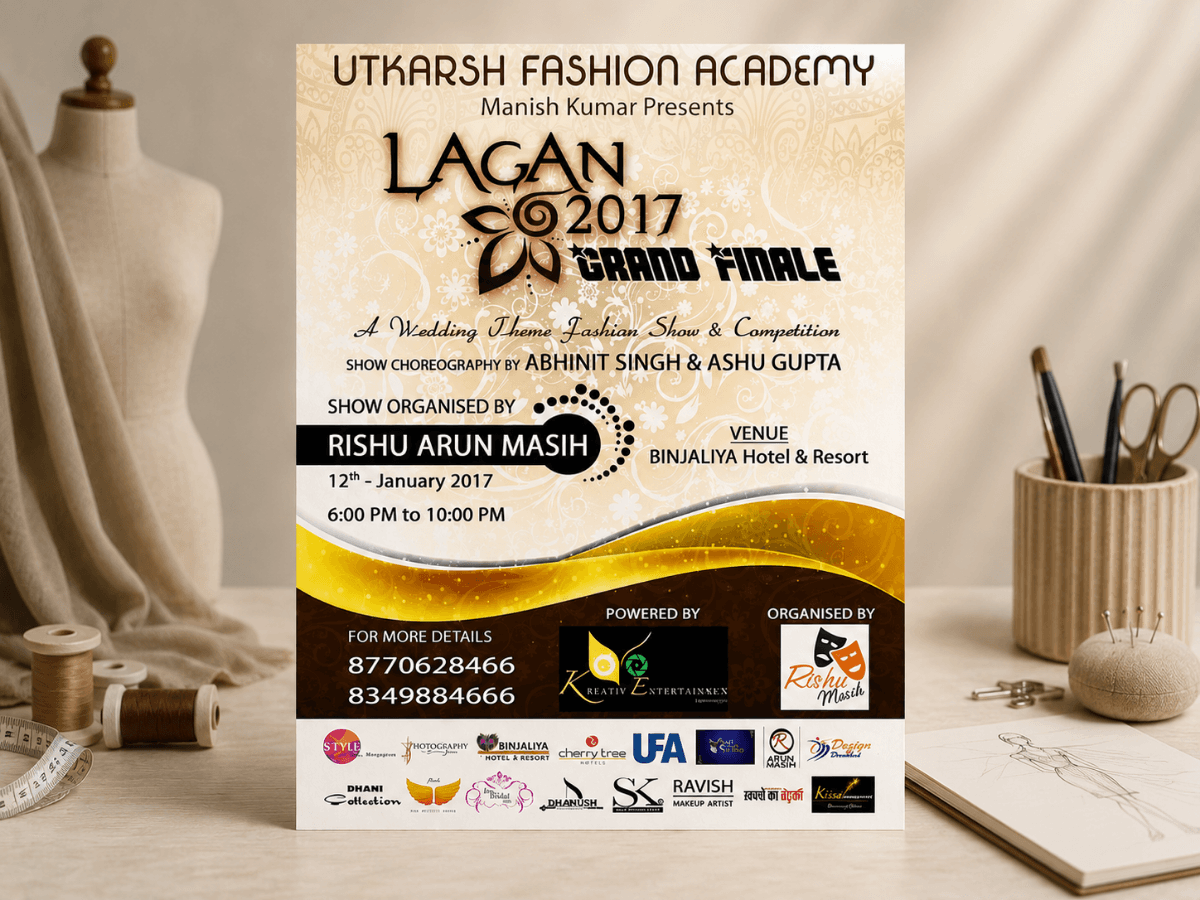 Lagan Sangeet Wedding Event Poster