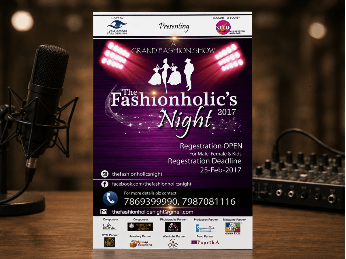 Fashionholic’s Night Event Banner