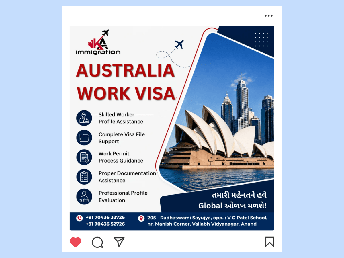 Australia Work Visa Promotion Post
