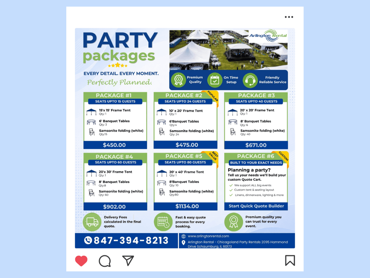 Party Package Promotion Campaign