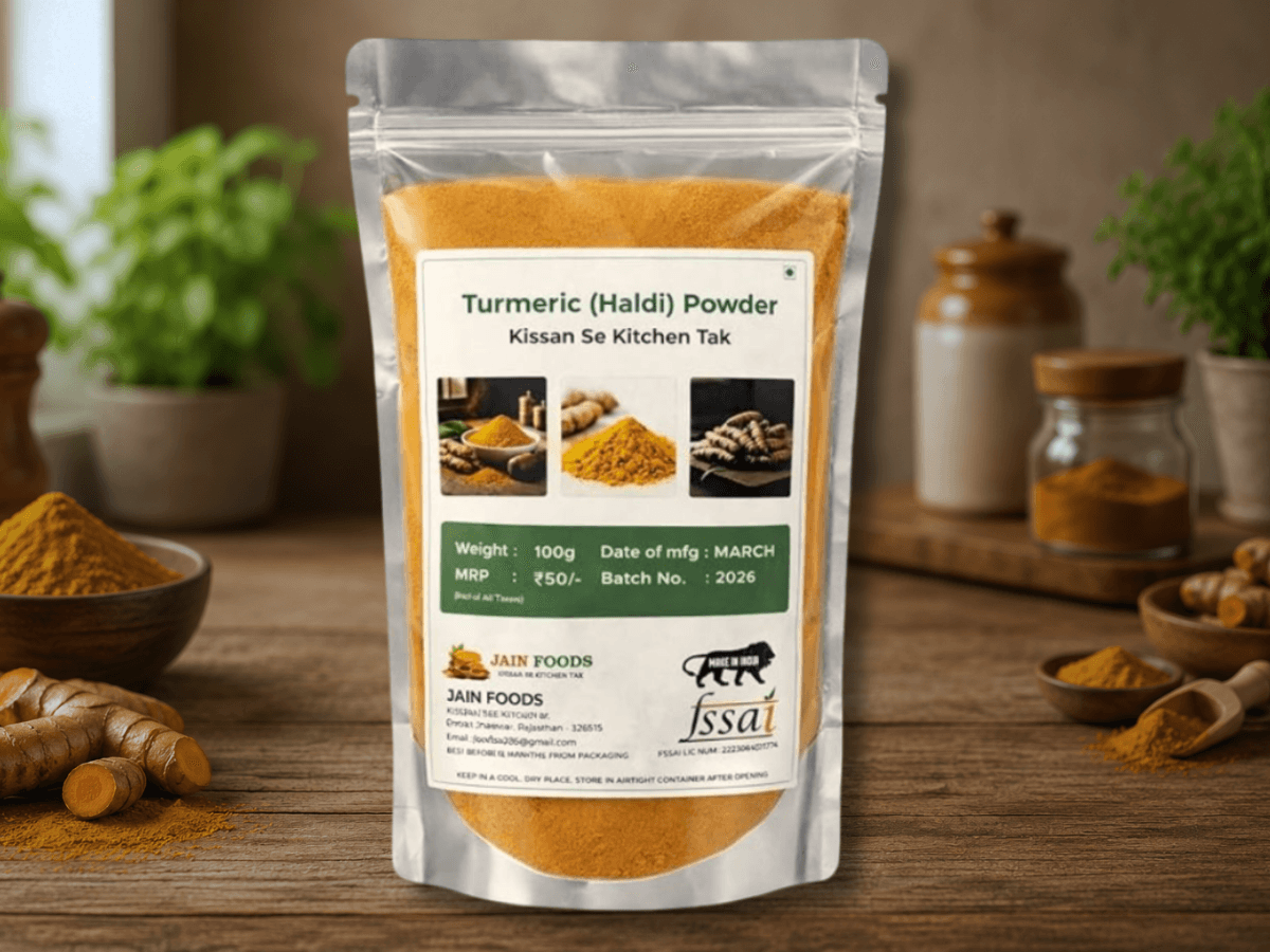 Turmeric Powder Packaging Design