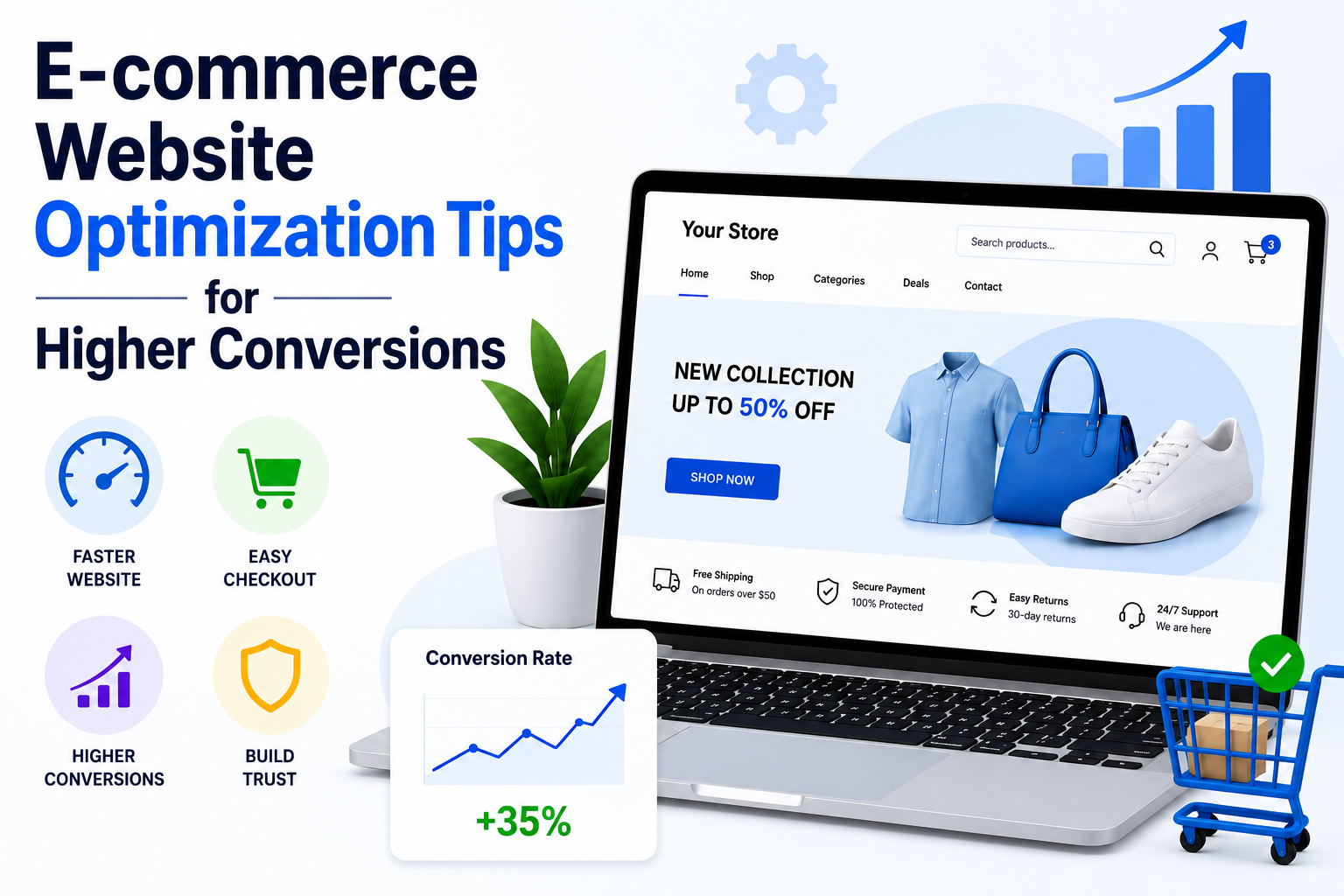E-commerce Website Optimization Tips for Higher Conversions